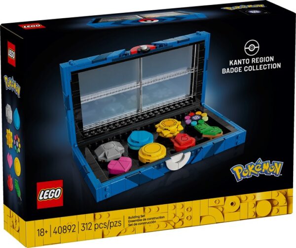 Pokémon 40892 Collezione Medaglie Kanto 312 Pezzi