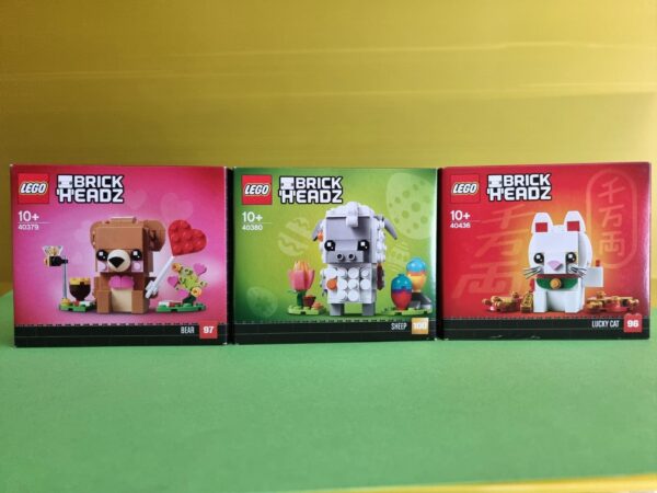 BrickHeadz Lotto Animali e Feste 40379 40380 40436