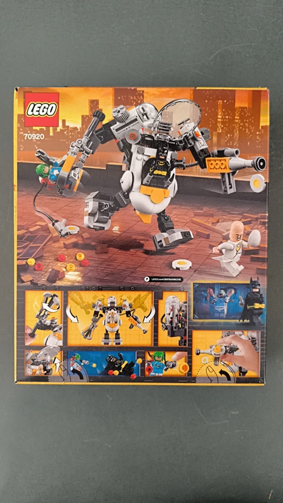 Egghead Mech Food Fight — foto reale 2